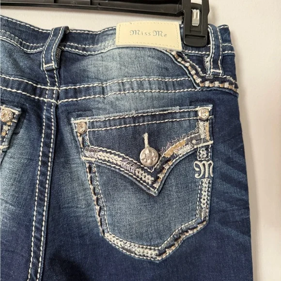 Miss Me Dark Blue Skinny Jeans - Picture 5 of 5